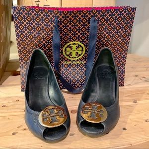 Tory Burch peekaboo wedges - Julianne